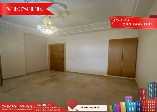 (S+2) à Sahloul 4, avec Place de Parking