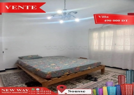 Villa de Plain Pied à Sousse