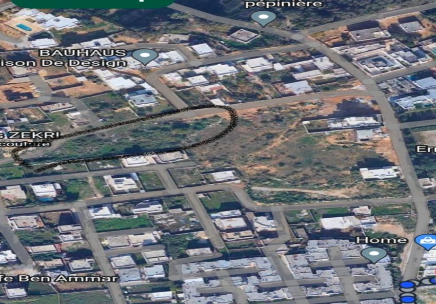 Terrain à vendre à gammarth village