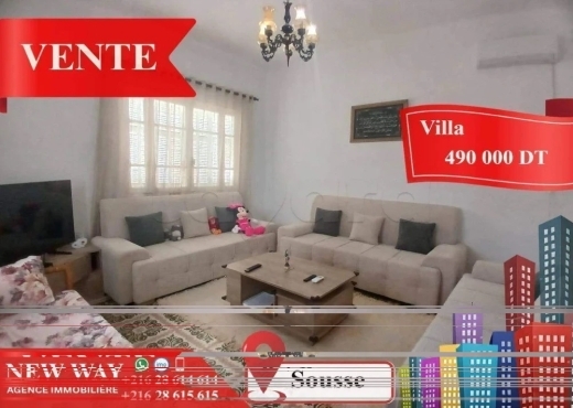 Villa de Plain Pied à Sousse