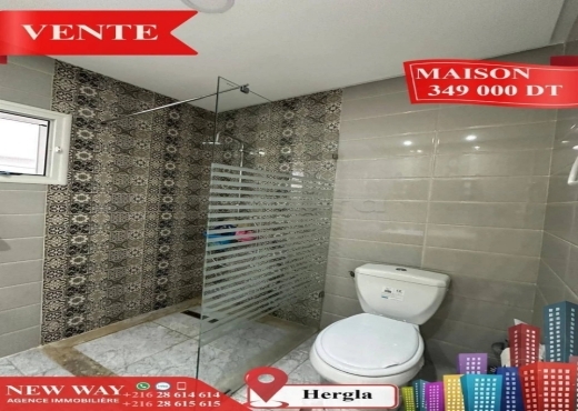 Maison à Hergla, Proche de toutes Commodités