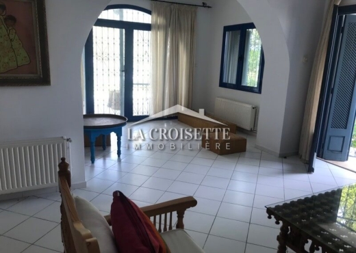 S3 meublé vue sur mer à Gammarth