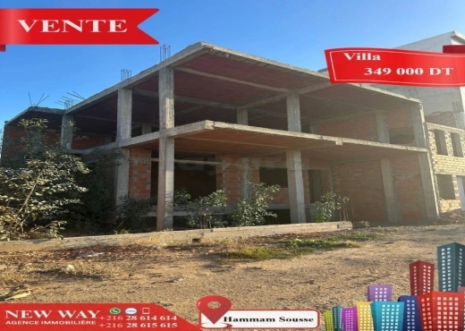 Villa inachevée à Hammam Sousse