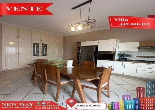 Villa à Kalaa Kbira , dans un quartier résidentiel