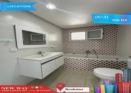 (S+3) à Bouhsina, avec Place de Parking