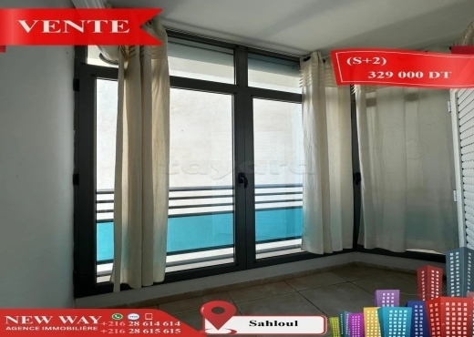 (S+2) à Sahloul avec Place de Parking