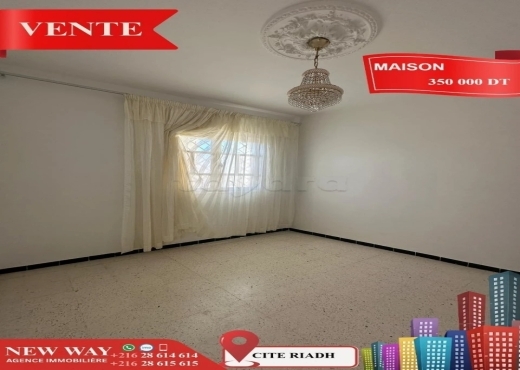 Maison indépendante (S+4) à Cité Riadh