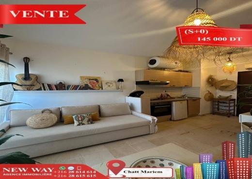 Appartement À Vendre à SOUSSE - (S +0) avec meubles à Chatt Mariem, Prés de la mer - Immobiliere.tn - Photo 7