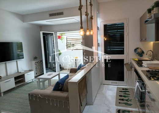 Appartement À Louer à TUNIS - s1 meublé à Gammarth MAL1740 - Immobiliere.tn