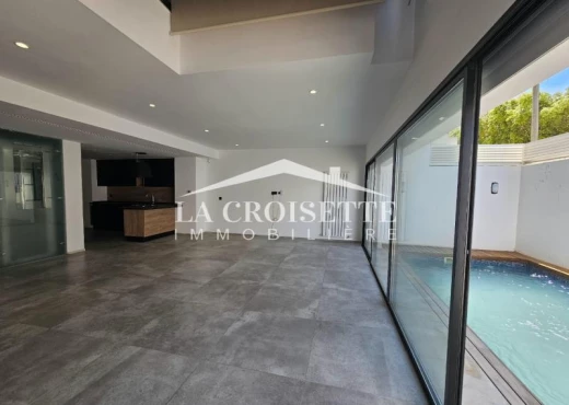 villa À Louer à TUNIS - Triplex s5 avec piscine à Gammarth - Immobiliere.tn - Photo 3