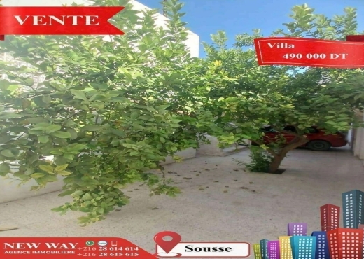 Villa de Plain Pied à Sousse