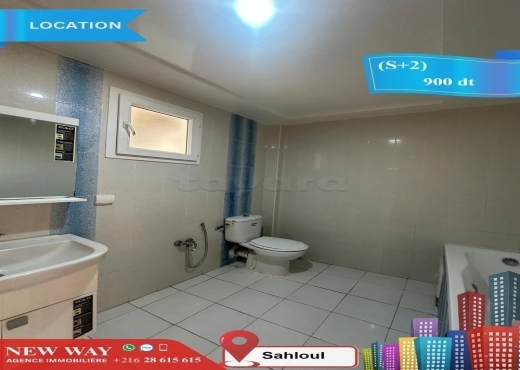 (S+2) à Sahloul au rez de chaussée