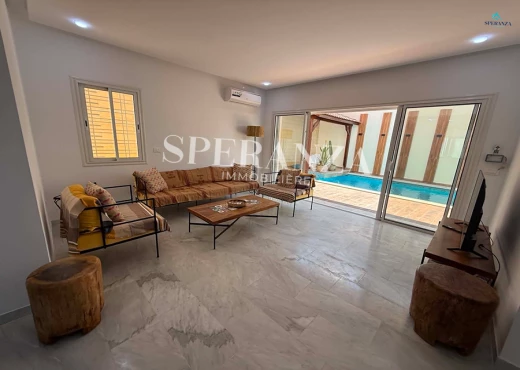 villa À Louer à NABEUL - Vacances Villa Aurea S+4 - Immobiliere.tn - Photo 5