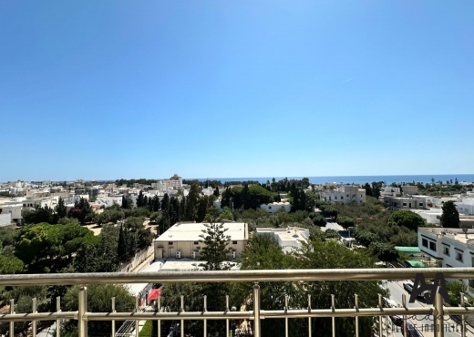 appartement S+2 meublé vue de mer