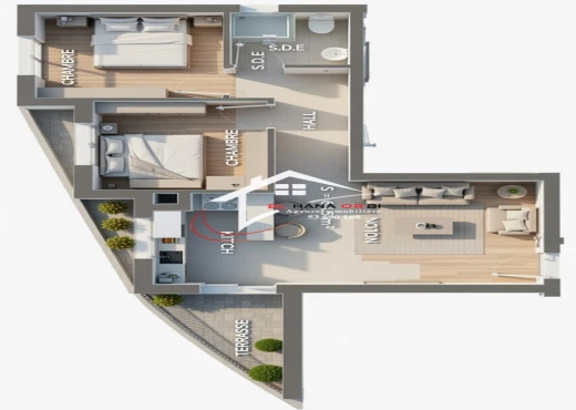 Appartement À Vendre à MAHDIA - à vendre app s+2 avec piscine - Immobiliere.tn