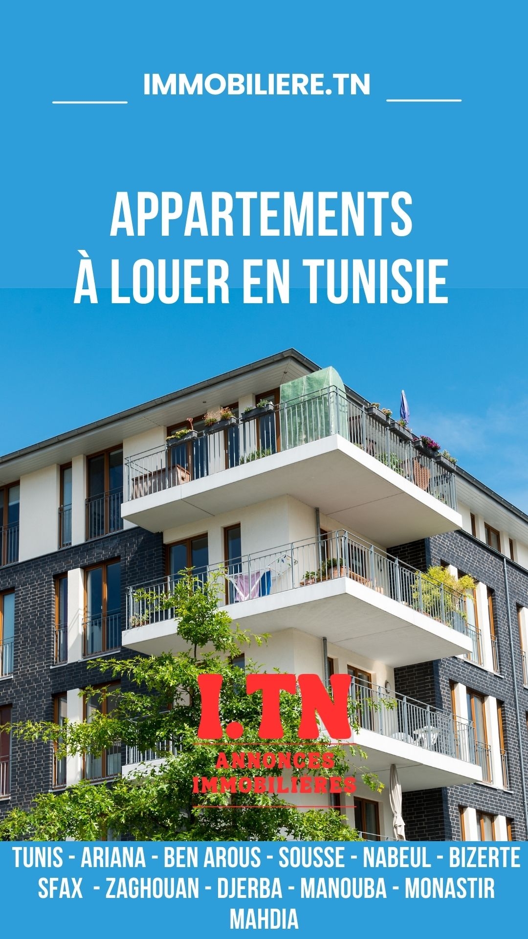 Appartements à louer en Tunisie